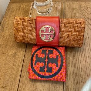 COPY - Tory Burch Natural Rattan Clutch Bag